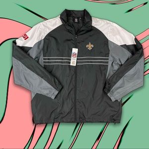 Brand New NFL Saints Windbreaker